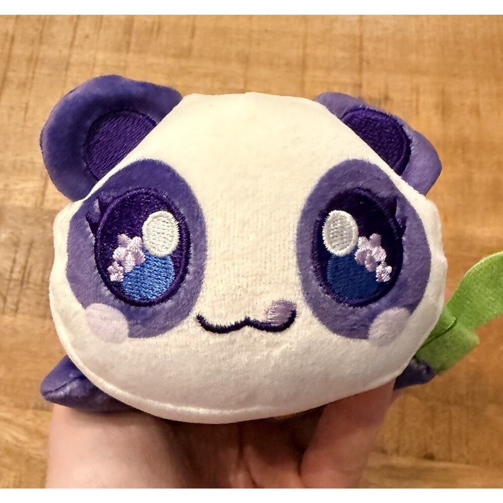 Aphmau Meemeows Panda Cat Safari Mystery Plush Purple Limited Edition